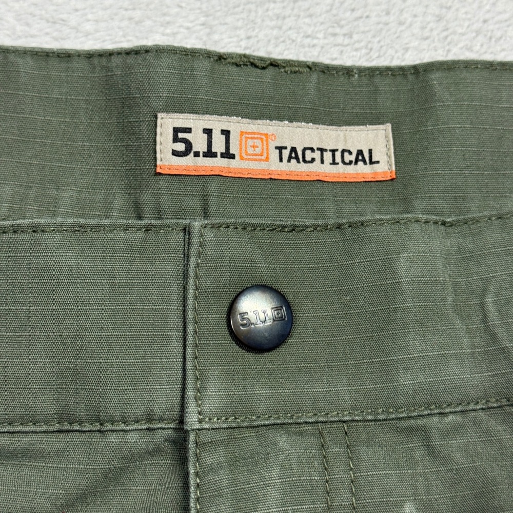 5.11 Tactical TDU Cargo Pants Mens 2XL Regular Green Ripstop 74003-190 - Picture 2 of 11